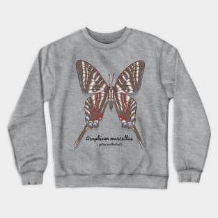 Zebra Swallowtail Crewneck Sweatshirt